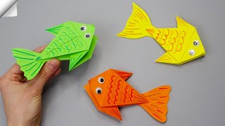 DIY Moving Paper FISH | Easy Paper Crafts