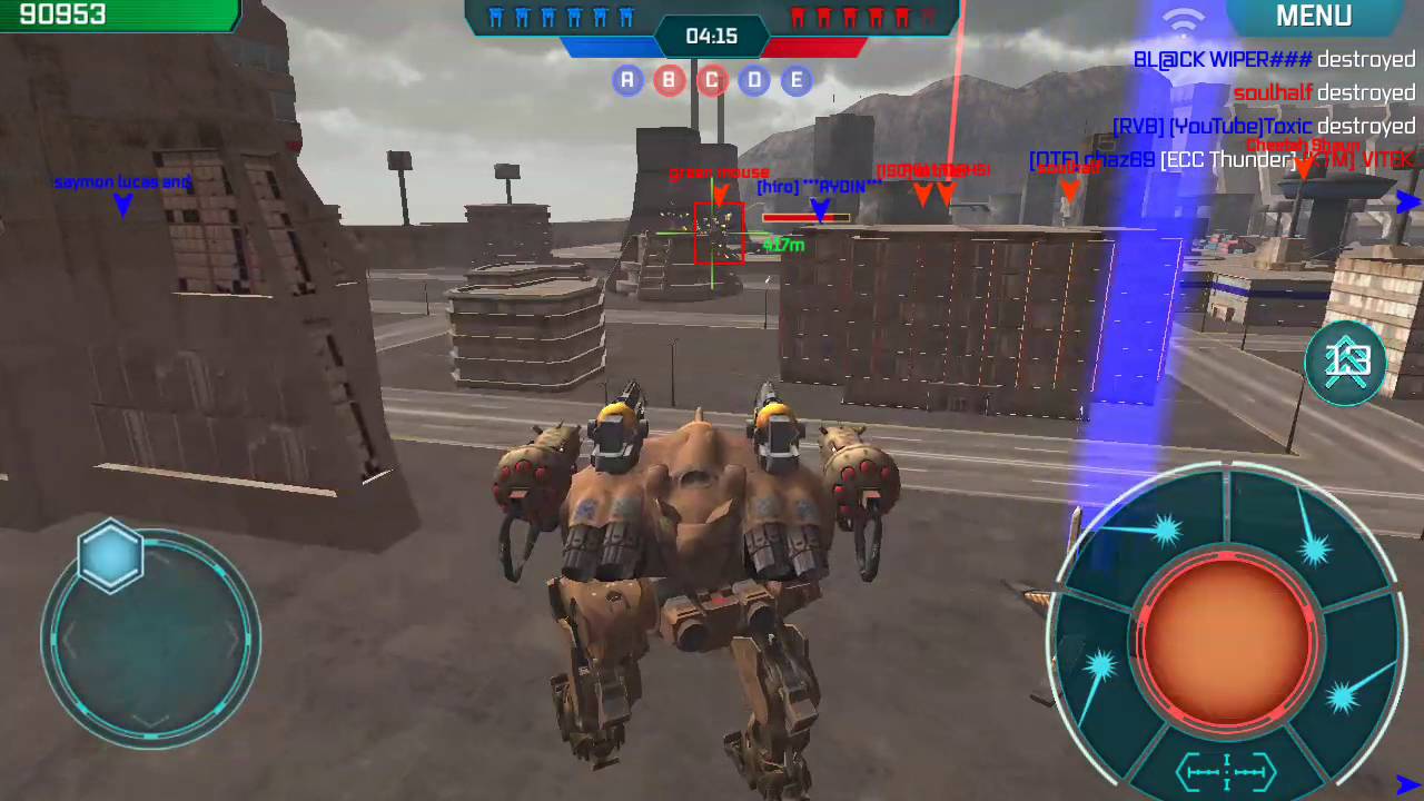 War Robots(Death Button Rhino)