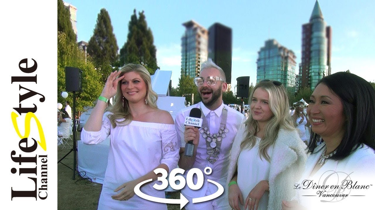 Diner en Blanc 360° Video Fashion Talk  - CTV News Anchor on LifeStyle Channel