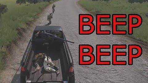 When you do a drive by and the AI shoot their own men in Arma 3 Zeus Ops