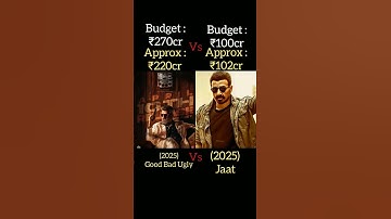 Jaat Vs Good Bad Ugly Box office collection#ajithkumar#jaat#boxofficecollection#shorts