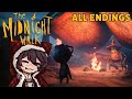 IM DONE WALKING IM RUNNING IT'S TOO SCARY - The Midnight Walk Part 2 All Endings