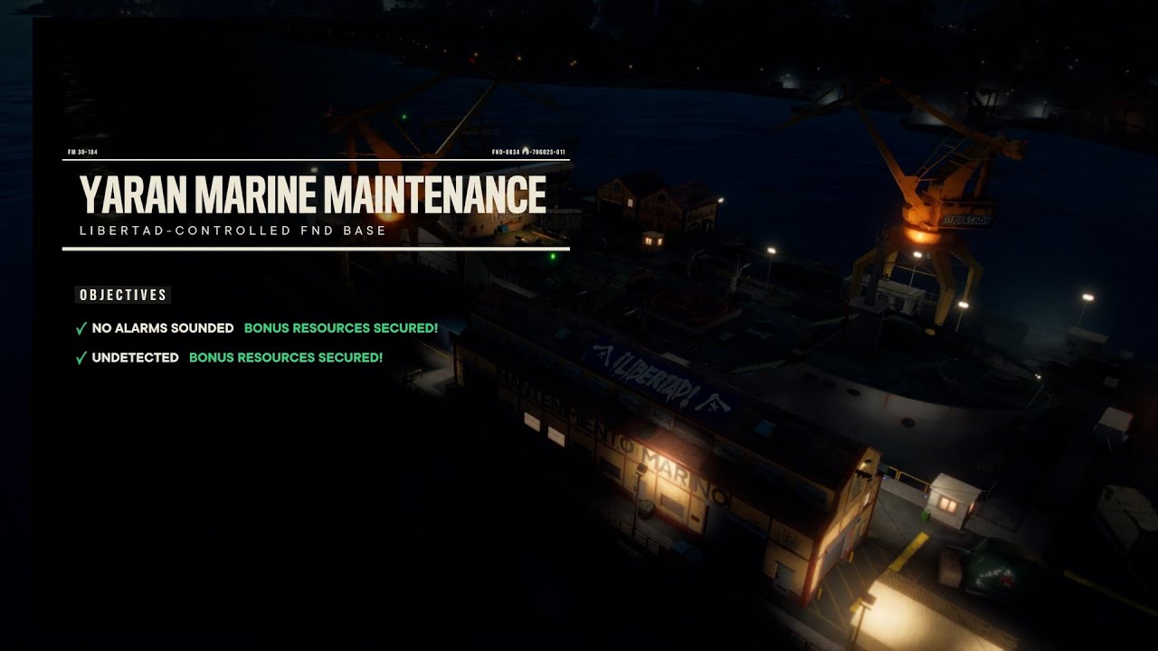 Far Cry 6 - Yaran Marine Maintenance (FND Base Capture), STEALTH, Best Weapons