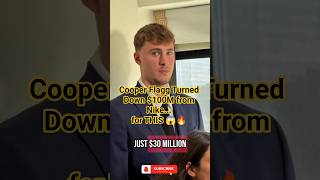 Cooper Flagg Turned Down $100M from Nike...for THIS #nbahighlights #cooperflagg #respectreaction