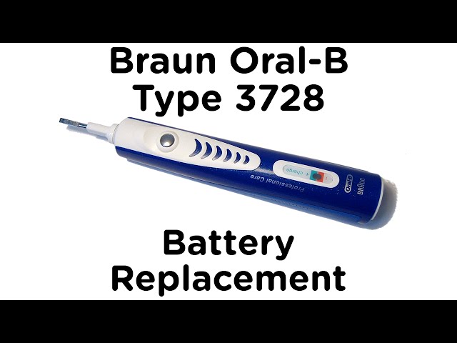 Braun Oral-B Triumph v2 Battery Replacement Guide