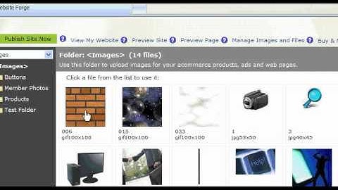 How To Resize Frames And Add Pictures - Websiteforge Ecommerce Website
