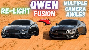 New Qwen Image Edit Fusion, Re-Light and ReAngle / Multiple Angles LoRAs Tutorial - Easy and Fast