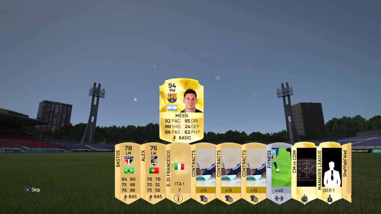 BEST FUT DRAFT REWARD EVER - FIFA 16 - MESSI