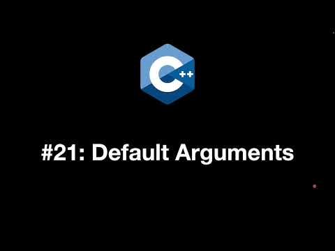 Modern C++ Programming #21: Default Arguments