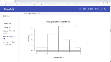 rstat101 week2 - 히스토그램에 대하여 (breaks 옵션)