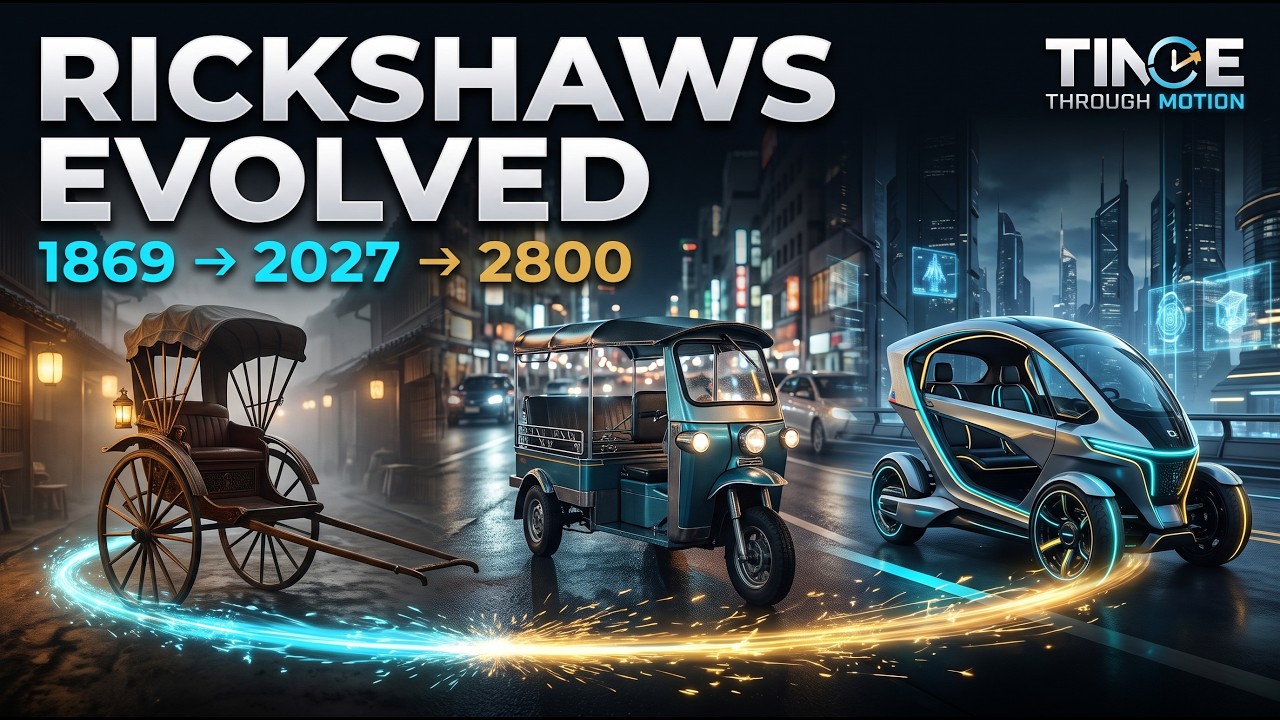 E Rickshaws The Complete Evolution of Rickshaws | 1869–2800 - YouTube