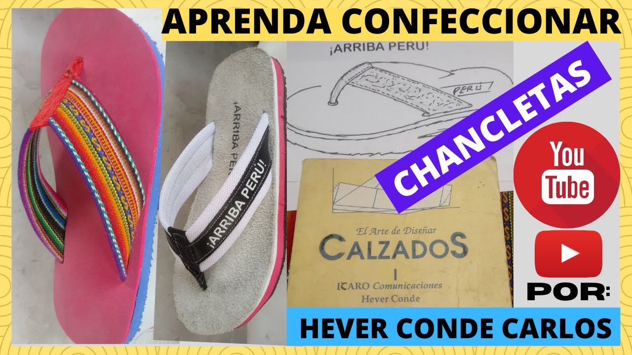 CONFECCIONA CHANCLETA  PERUANA