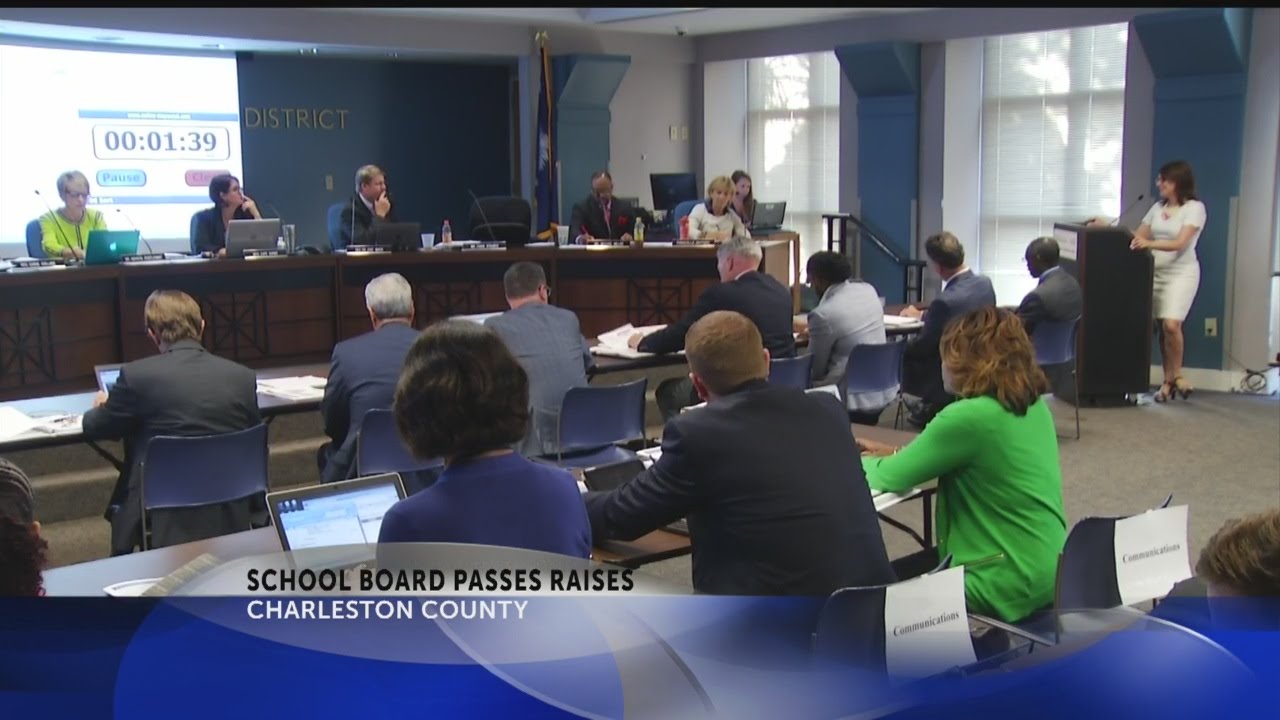 Charleston School Board close to $14,000 raise for itself - YouTube
