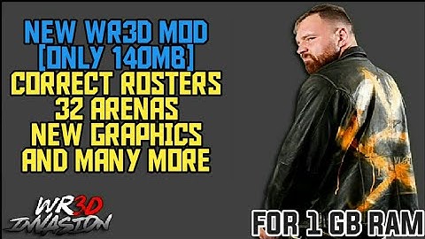 Wr3d Invasion By MJI | New Wr3d Mod | Best Mod | New Graphics | 32 Arenas | Link in Description
