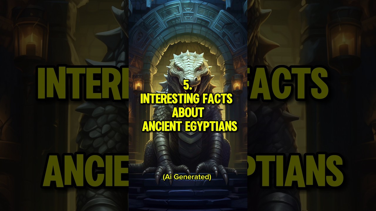 "Enigmatic Egypt: Fascinating Facts from the Ancient Egyptians " 