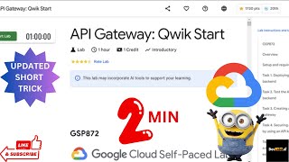 API Gateway Qwik Start ||GSP872||#quicklabs #googlecloud #GSP872 #arcade #studyjams #solutions