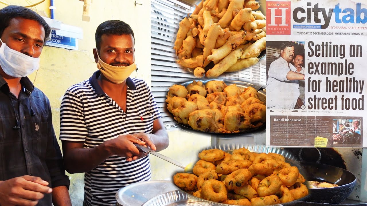 41 Years Old Famous Mirchi Bajji Point In West Marredpally | Narayana Mirchi Point | Secunderabad | Street Food Zone