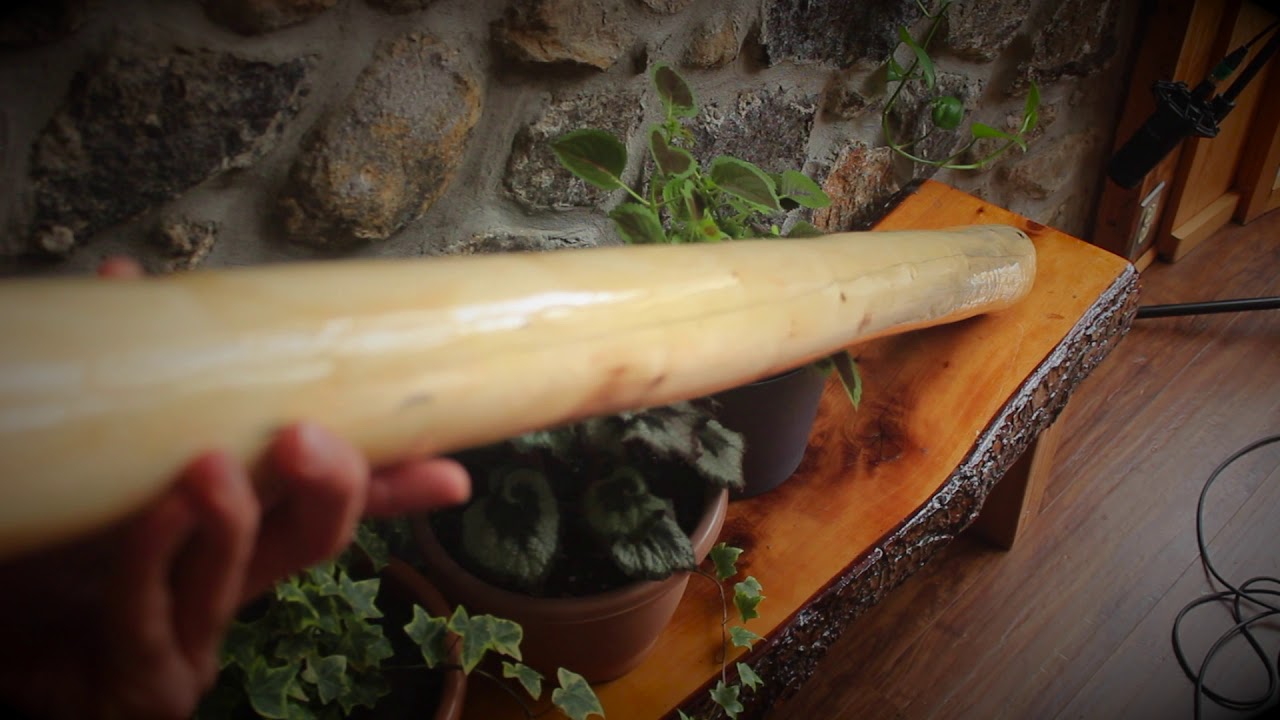 Didgeridoo en cèdre / Cedar Didgeridoo #cigaleinstruments #didgeridoo