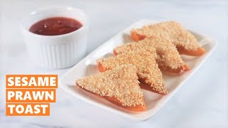 Roti Udang Wijen Menu Yumcha Cemilan Goreng Bekal Anak Shrimp Toast Sesame Prawn Toast Recipe