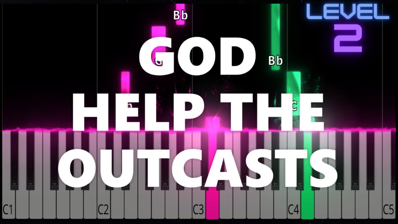 God Help The Outcasts - Hunchback of Notre Dame - EASY Piano Tutorial
