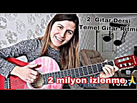 Gitar Nasıl Çalınır ? 2. Ders Am(La minör) E ( Mi majör) Akorları I Folk Ritmi