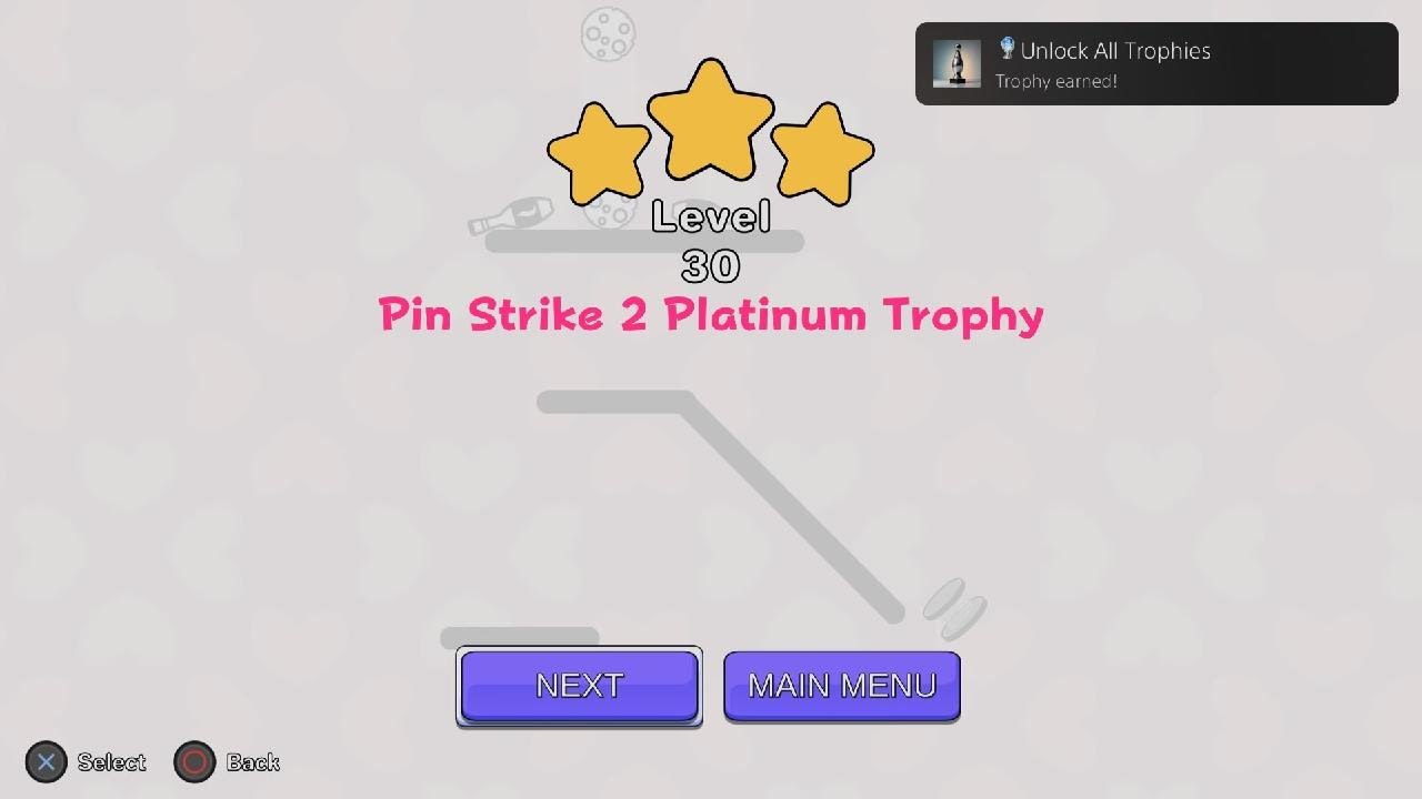 Pin Strike 2 Platinum Trophy