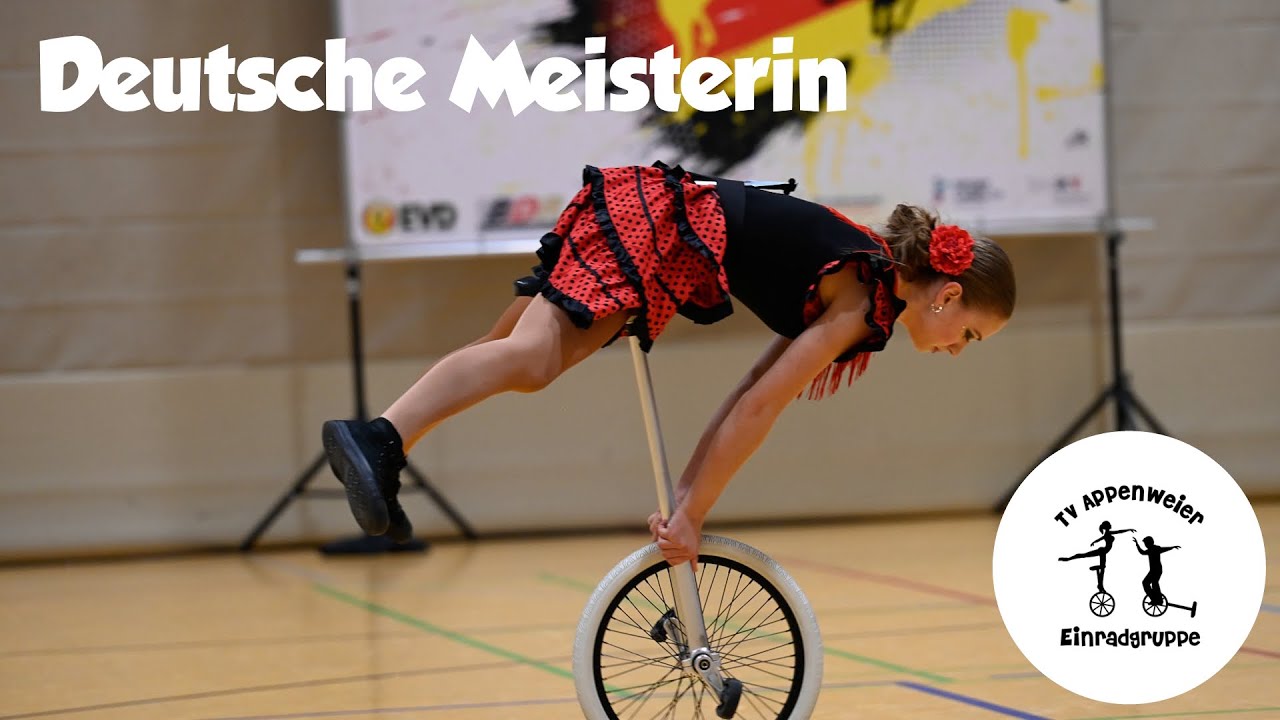 Deutsche Meisterin | Einrad Freestyle | Einzelkür | DM 2024