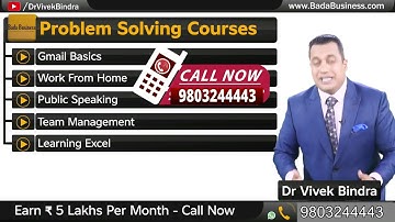 problem solving courses  Bada Business  by ( dr vivek bindra )