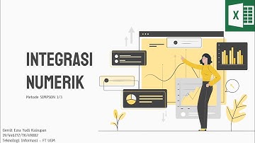 Integrasi Numerik - Kaidah Simpson 1/3 || Metode Numeris