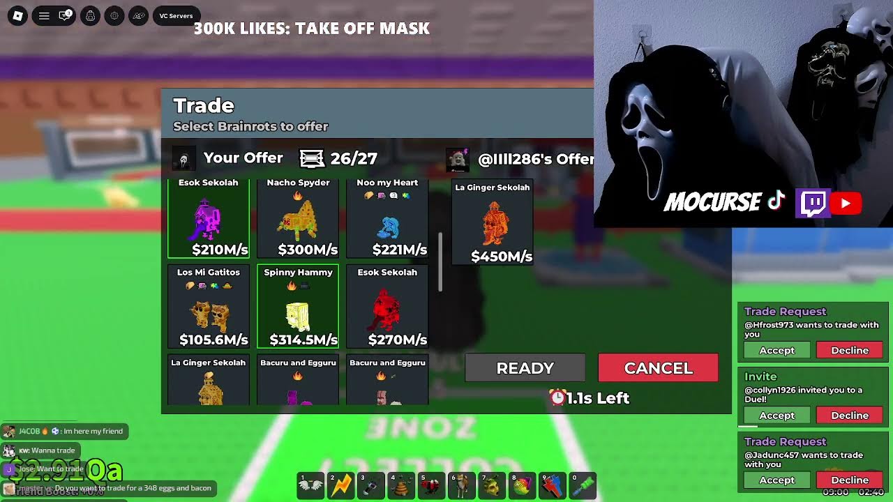 [Live 🔴] Steal a Brainrot Duels