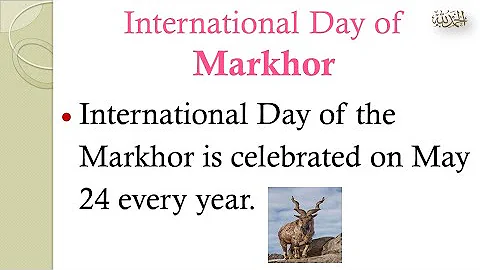 International Day of the Markhor | about Markhor | Markhor #markhor #animal #essaywriting #viral