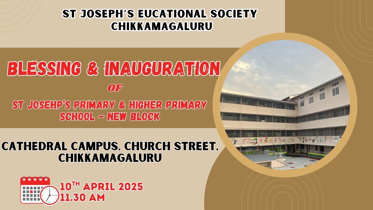 Blessing and Inaugration of St Joseph's Primary and Higher Primary School - New Block