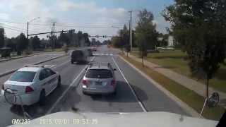 Unsafe lane change