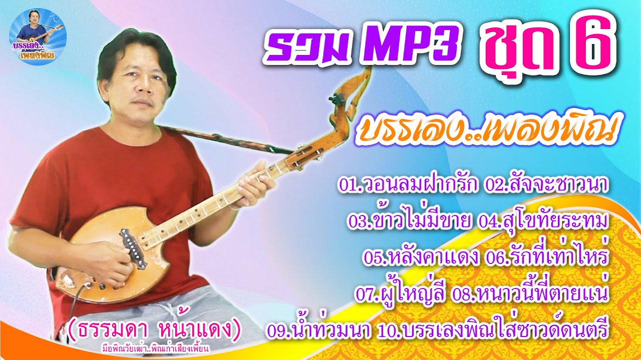 บรรเลง เพลงพิณ รวม MP3 ชุด6