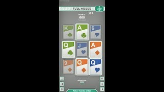 Poker Solitaire 5/9 (by Jeux ID) - free offline card game for Android and iOS - gameplay. screenshot 3