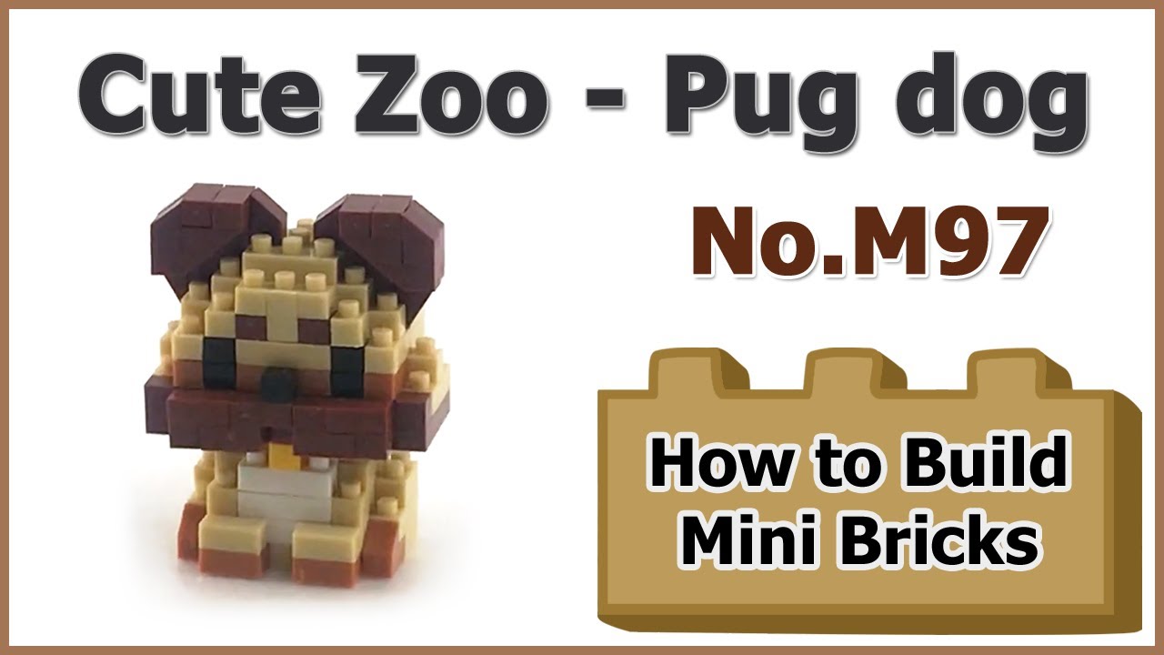 How to Build Mini Blocks Cute Zoo - Pug dog M97 Review Instructions Specifications