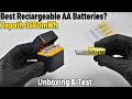 أفضل بطاريات AA قابلة لإعادة الشحن تفريغ علبة Zepath 3600mWh واختبارها باستخدام جهاز القياس المتعدد 
