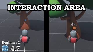 How to create a interaction area - Learn Godot 4 3D - no talking