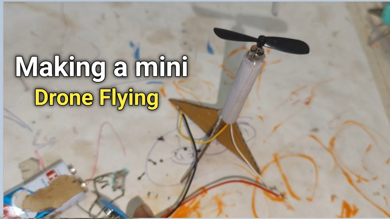 Amazing making flying mini drone 😱 homemade mini drone 🔥