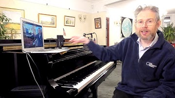 Piano lessons on Zoom – A discussion of equipment and techniques