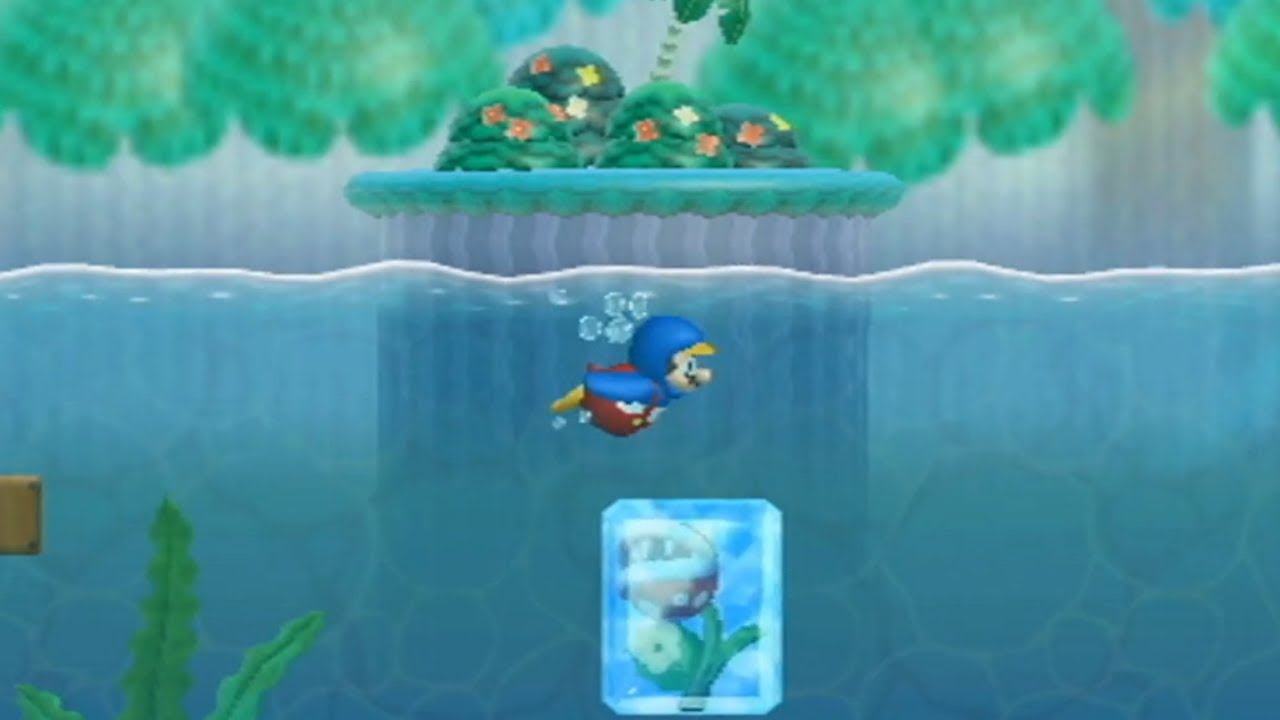 New Super Mario Bros. Wii 100 Walkthrough World 4 (All Star Coins