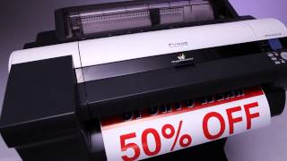 Canon ImagePROGRAF iPF 6 Color Printer Video