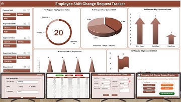 Employee Shift Change Request Tracker in Excel