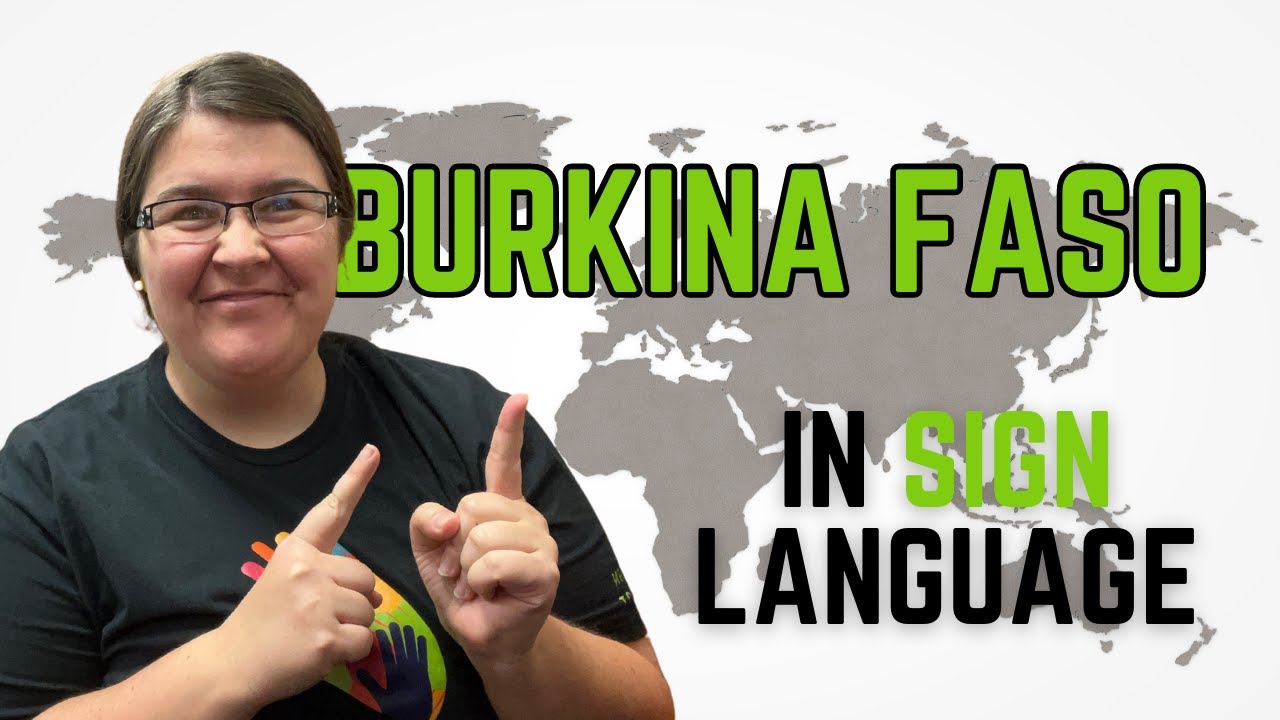How to sign Burkina Faso in Burkina Faso Sign Language 🇧🇫