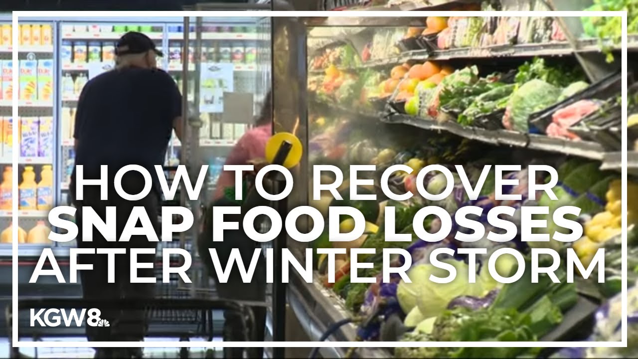 Oregonians can recover SNAP food losses from winter storm
