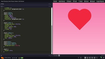 ASMR Programming - HEART EMOJI in HTML & CSS - No Talking