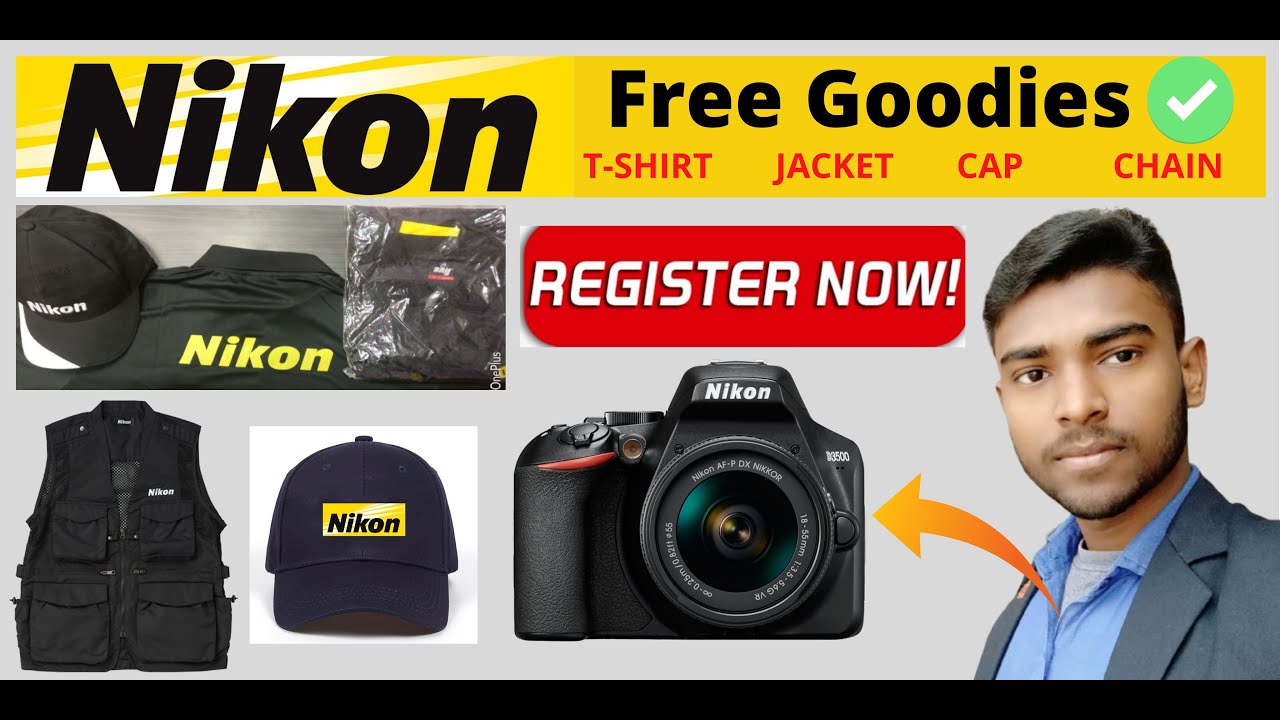 FREE GOODIES & SWAGS | Nikon Jacket, Cap, Pen, Keyring | Free SWAGS and Goodies | Nikon School