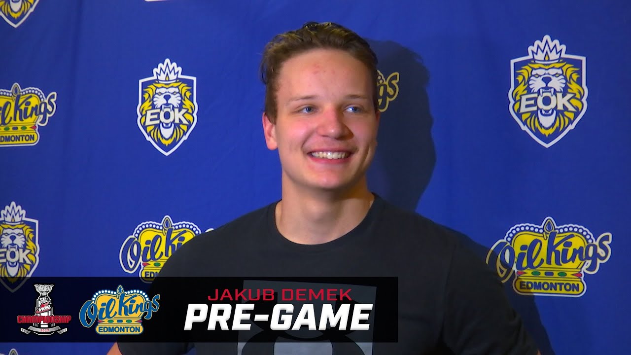 2022 WHL Championship Pre-Game Interview - Jakub Demek