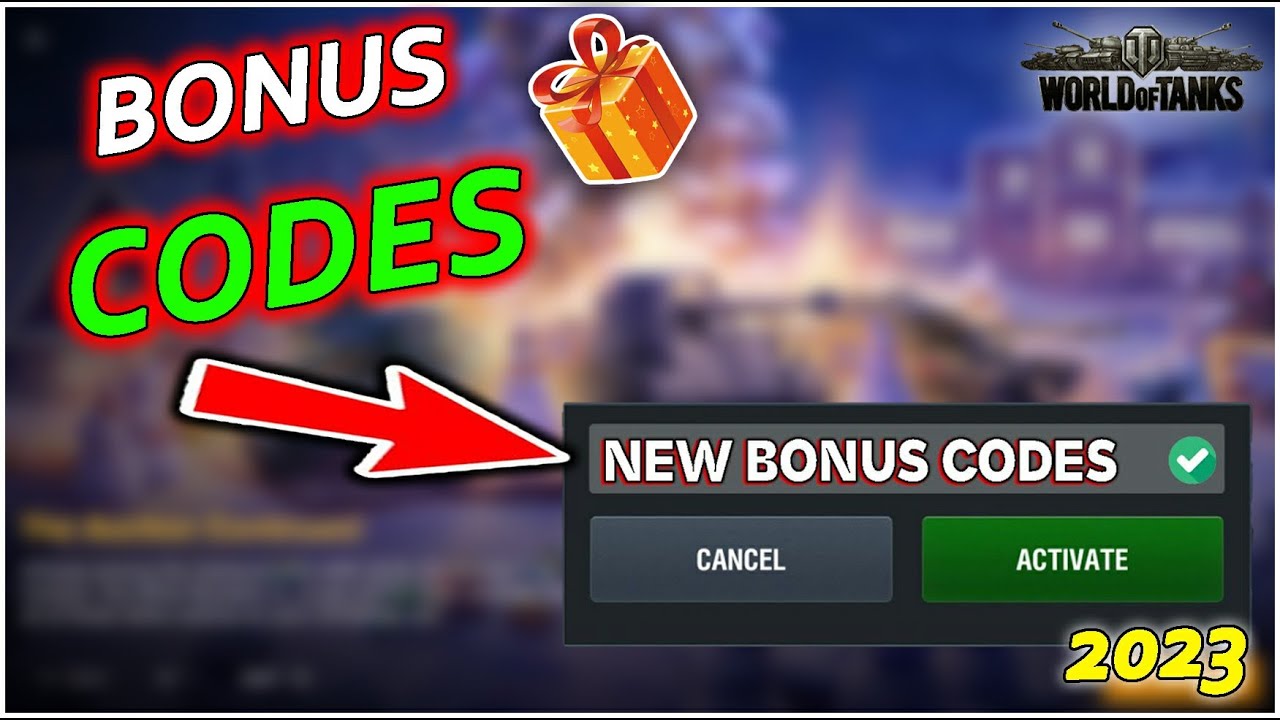world of tanks Active codes 2023 wotb Codes 2023 YouTube