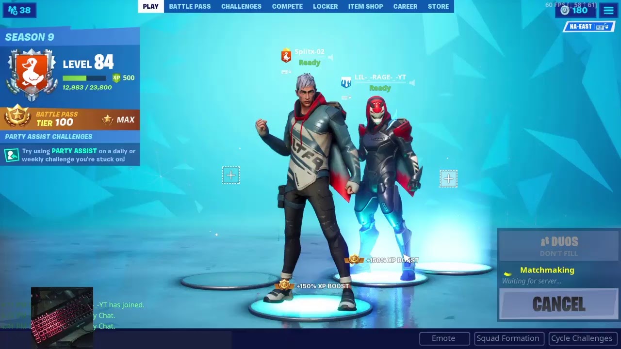 getting all my fortbytes done on keybaord and mouse